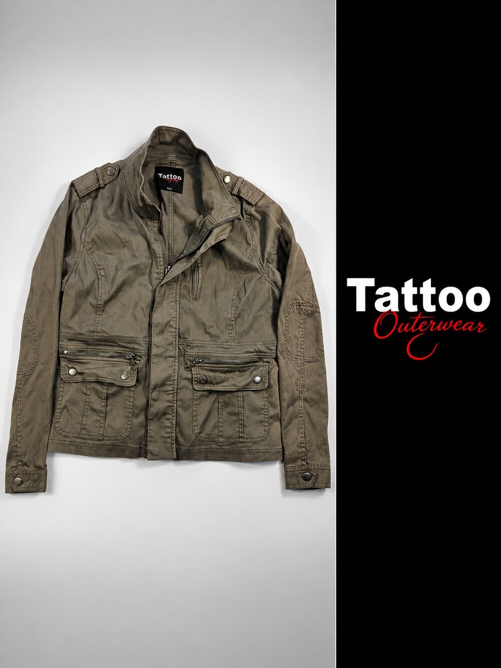Tattoo Outerwear Women’s Utility/Military Jacket – Size XL